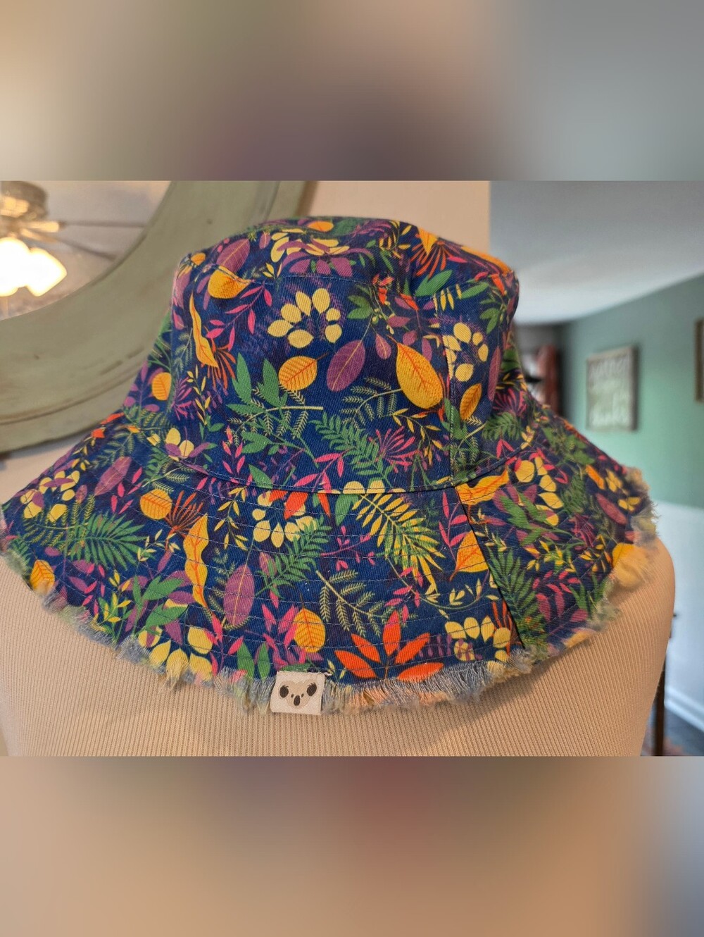Girl Scouts Climb with Courage Floral Bucket Hat One Size Gorpcore Outdoor - Picture 2 of 6